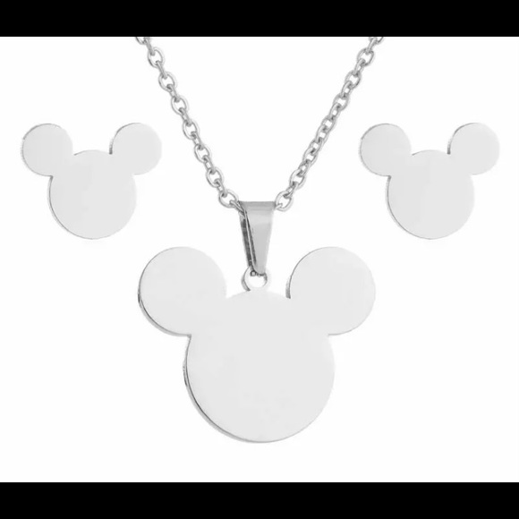 Jewelry - Sterling Silver Mickey Mouse Set